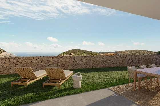 Apartment in Benitachell(Cumbre del Sol) zu verkaufen, Zona de estar 83 m², 2 Schlafzimmer, 2 Badezimmer, Pool, ref.: VA-PG065-23