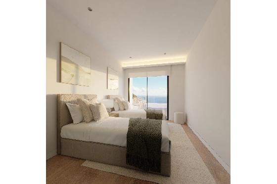 Apartment in Benitachell(Cumbre del Sol) zu verkaufen, Zona de estar 105 m², 3 Schlafzimmer, 2 Badezimmer, Pool, ref.: VA-PG069-31