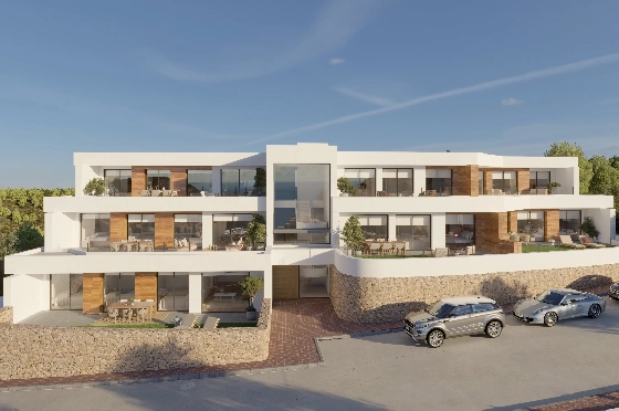 Apartment in Benitachell(Cumbre del Sol) zu verkaufen, Zona de estar 105 m², 3 Schlafzimmer, 2 Badezimmer, Pool, ref.: VA-PG069-46