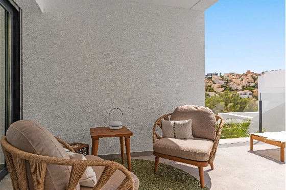 Apartment in Benitachell(Cumbre del Sol) zu verkaufen, Zona de estar 105 m², 3 Schlafzimmer, 2 Badezimmer, Pool, ref.: VA-PG069-9