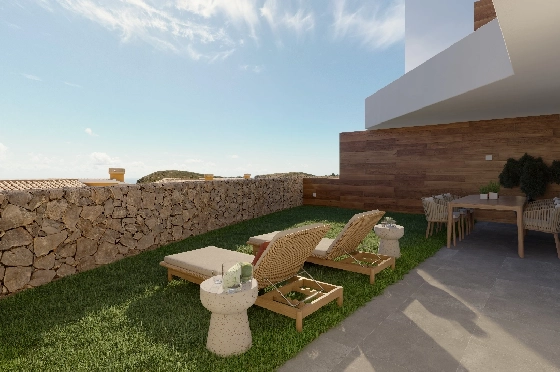 Apartment in Benitachell(Cumbre del Sol) zu verkaufen, Zona de estar 105 m², 3 Schlafzimmer, 2 Badezimmer, Pool, ref.: VA-PG071-39