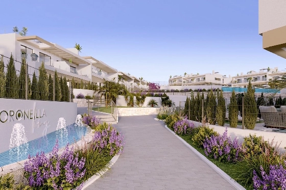 Penthouse Apartment in Torrevieja zu verkaufen, Zona de estar 199 m², Zustand Erstbezug, 3 Schlafzimmer, 2 Badezimmer, Pool, ref.: HA-TON-271-A04-2