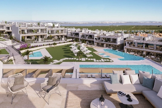 Penthouse Apartment in Torrevieja zu verkaufen, Zona de estar 199 m², Zustand Erstbezug, 3 Schlafzimmer, 2 Badezimmer, Pool, ref.: HA-TON-271-A04-8