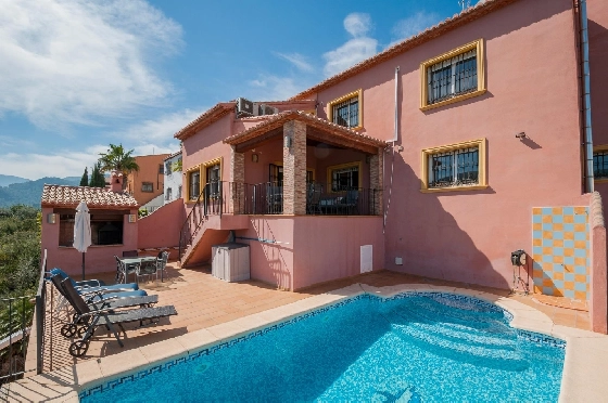 Villa in Orba(Comunidad valenciana) zu verkaufen, Zona de estar 225 m², Klimaanlage, Terreno 637 m², 5 Schlafzimmer, 2 Badezimmer, Pool, ref.: COB-3568-10535-1