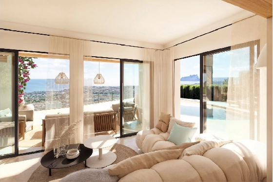 Villa in Moraira zu verkaufen, Zona de estar 185 m², Baujahr 2026, Klimaanlage, Terreno 778 m², 4 Schlafzimmer, 4 Badezimmer, Pool, ref.: AM-12682DA-11