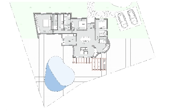 Villa in Moraira zu verkaufen, Zona de estar 185 m², Baujahr 2026, Klimaanlage, Terreno 778 m², 4 Schlafzimmer, 4 Badezimmer, Pool, ref.: AM-12682DA-13