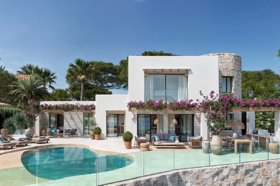 Villa in Moraira zu verkaufen, Zona de estar 185 m², Baujahr 2026, Klimaanlage, Terreno 778 m², 4 Schlafzimmer, 4 Badezimmer, Pool, ref.: AM-12682DA-2