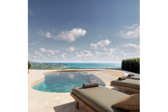 Villa in Moraira zu verkaufen, Zona de estar 185 m², Baujahr 2026, Klimaanlage, Terreno 778 m², 4 Schlafzimmer, 4 Badezimmer, Pool, ref.: AM-12682DA-4