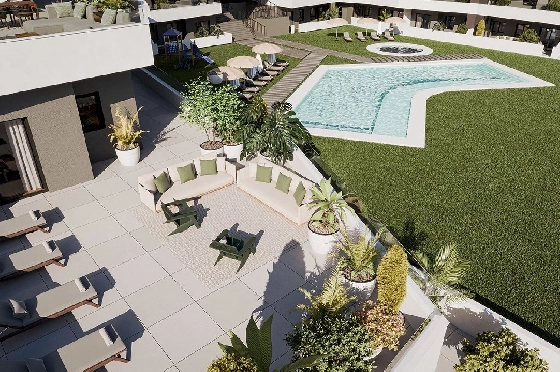 Apartment in San Miguel de Salinas zu verkaufen, Zona de estar 104 m², Zustand Erstbezug, 3 Schlafzimmer, 2 Badezimmer, Pool, ref.: HA-SMN-225-A02-10