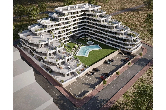 Apartment in San Miguel de Salinas zu verkaufen, Zona de estar 104 m², Zustand Erstbezug, 3 Schlafzimmer, 2 Badezimmer, Pool, ref.: HA-SMN-225-A02-2