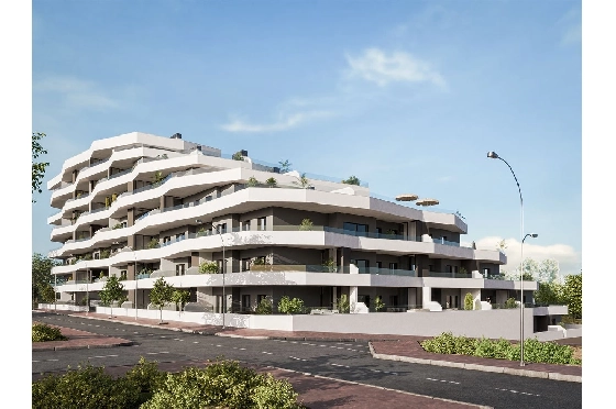 Apartment in San Miguel de Salinas zu verkaufen, Zona de estar 104 m², Zustand Erstbezug, 3 Schlafzimmer, 2 Badezimmer, Pool, ref.: HA-SMN-225-A02-5