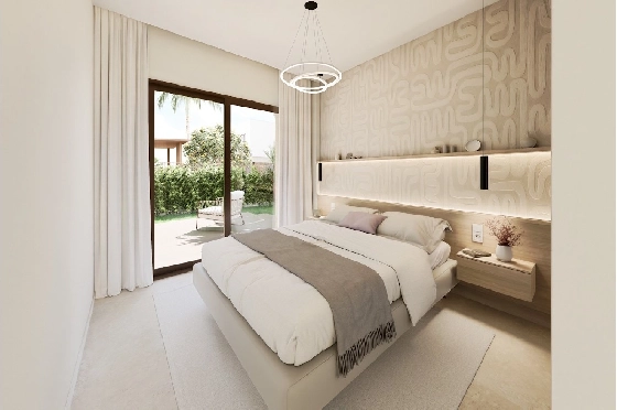 Erdgeschoss Apartment in Los Alcazares zu verkaufen, Zona de estar 101 m², Zustand Erstbezug, 3 Schlafzimmer, 2 Badezimmer, Pool, ref.: HA-LAN-451-A01-7