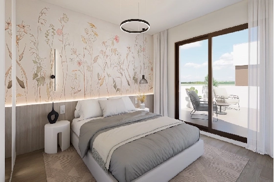 Villa in Los Alcazares zu verkaufen, Zona de estar 129 m², Zustand Erstbezug, Terreno 202 m², 3 Schlafzimmer, 2 Badezimmer, Pool, ref.: HA-LAN-451-E01-7