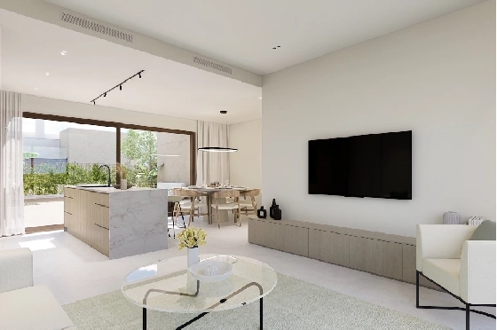 Villa in Los Alcazares zu verkaufen, Zona de estar 164 m², Zustand Erstbezug, Terreno 274 m², 3 Schlafzimmer, 2 Badezimmer, Pool, ref.: HA-LAN-451-E02-4