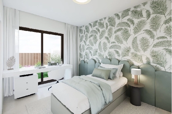 Villa in Los Alcazares zu verkaufen, Zona de estar 197 m², Zustand Erstbezug, Terreno 356 m², 3 Schlafzimmer, 3 Badezimmer, Pool, ref.: HA-LAN-451-E03-10