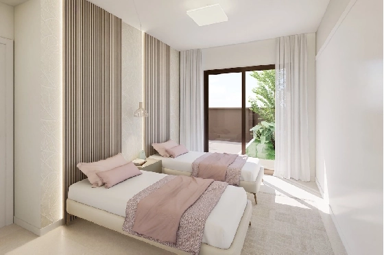 Villa in Los Alcazares zu verkaufen, Zona de estar 197 m², Zustand Erstbezug, Terreno 356 m², 3 Schlafzimmer, 3 Badezimmer, Pool, ref.: HA-LAN-451-E03-13