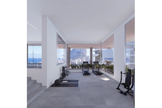 Etagen Apartment in Calpe zu verkaufen, Zona de estar 116 m², Zustand Erstbezug, + fussboden, Klimaanlage, 2 Schlafzimmer, 2 Badezimmer, Pool, ref.: HA-CAN-160-A01-10