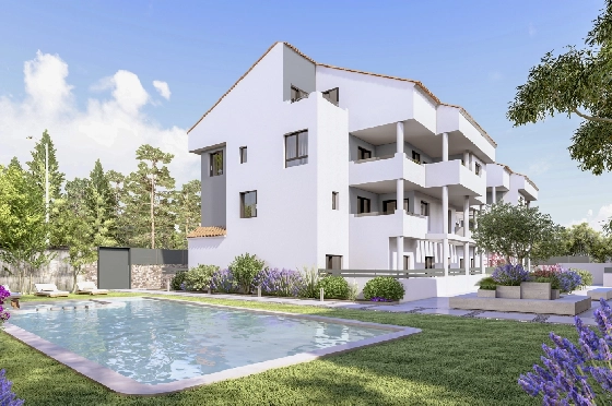 Apartment in Javea zu verkaufen, Zona de estar 79 m², + KLIMA, Klimaanlage, Terreno 17 m², 2 Schlafzimmer, 2 Badezimmer, Pool, ref.: IV-P3-3-1