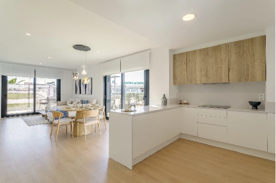Apartment in Torrevieja(La Mata, Torrevieja, Costa Blanca) zu verkaufen, Zona de estar 65 m², Terreno 92 m², 2 Schlafzimmer, 2 Badezimmer, Pool, ref.: TW-EDEN-BEACH-12-11
