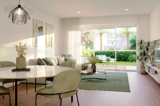 Apartment in Monforte Del Cid(Alenda Golf) zu verkaufen, Zona de estar 81 m², Terreno 162 m², 2 Schlafzimmer, 2 Badezimmer, Pool, ref.: TW-ALLURE-2-11