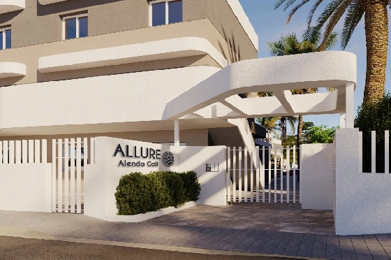 Apartment in Monforte Del Cid(Alenda Golf) zu verkaufen, Zona de estar 81 m², Terreno 162 m², 2 Schlafzimmer, 2 Badezimmer, Pool, ref.: TW-ALLURE-2-9