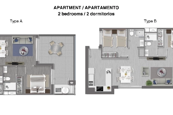 Penthouse Apartment in Torrevieja(La Mata, Torrevieja, Costa Blanca) zu verkaufen, Zona de estar 96 m², Terreno 262 m², 3 Schlafzimmer, 2 Badezimmer, Pool, ref.: TW-EDEN-BEACH-52-22