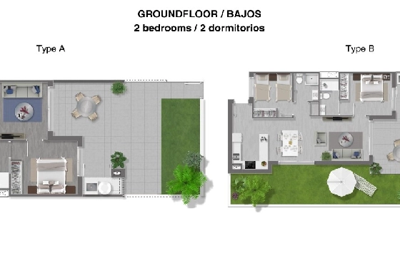 Penthouse Apartment in Torrevieja(La Mata, Torrevieja, Costa Blanca) zu verkaufen, Zona de estar 96 m², Terreno 262 m², 3 Schlafzimmer, 2 Badezimmer, Pool, ref.: TW-EDEN-BEACH-52-23