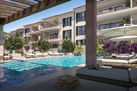 Apartment in Capdepera(Oliu) zu verkaufen, Zona de estar 89 m², Terreno 127 m², 2 Schlafzimmer, 2 Badezimmer, Pool, ref.: TW-OLIU,-CAPDEPERA-9