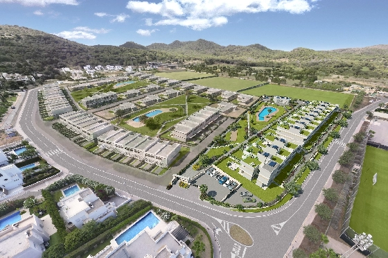 Apartment in Cartagena(La Manga, Murcia, Costa Blanca) zu verkaufen, Zona de estar 102 m², Terreno 227 m², 3 Schlafzimmer, 2 Badezimmer, Pool, ref.: TW-SIENA,-LA-MANGA-21