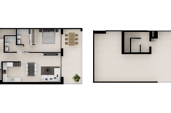 Apartment in Cartagena(La Manga, Murcia, Costa Blanca) zu verkaufen, Zona de estar 102 m², Terreno 227 m², 3 Schlafzimmer, 2 Badezimmer, Pool, ref.: TW-SIENA,-LA-MANGA-30