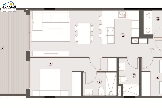 Etagen Apartment in Torrevieja zu verkaufen, Wohnfläche 102 m², Zustand Erstbezug, 2 Schlafzimmer, 2 Badezimmer, Pool, ref.: HA-TON-290-A01-15