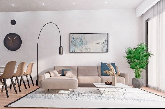 Erdgeschoss Apartment in Torrevieja zu verkaufen, Zona de estar 131 m², Zustand Erstbezug, 2 Schlafzimmer, 2 Badezimmer, Pool, ref.: HA-TON-221-A01-14