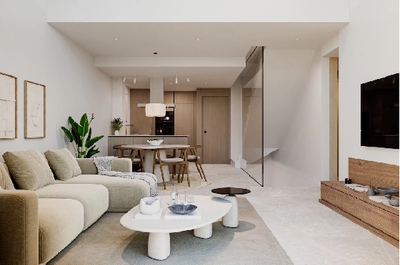 Doppelhaushälfte in Algorfa zu verkaufen, Zona de estar 167 m², Zustand Erstbezug, Klimaanlage, Terreno 294 m², 3 Schlafzimmer, 2 Badezimmer, Pool, ref.: HA-ARN-116-D01-2