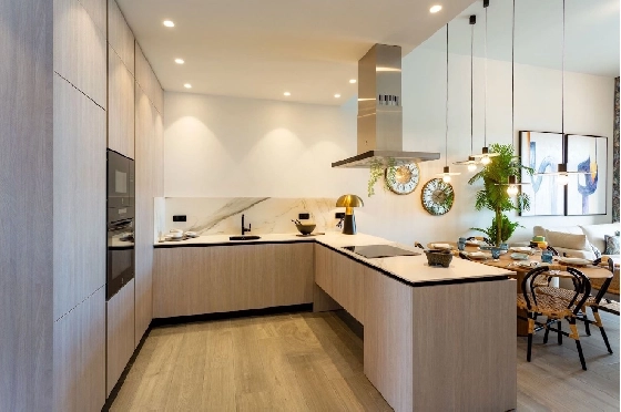 Doppelhaushälfte in Algorfa zu verkaufen, Zona de estar 200 m², Zustand Erstbezug, Klimaanlage, Terreno 450 m², 3 Schlafzimmer, 2 Badezimmer, Pool, ref.: HA-ARN-115-D01-10