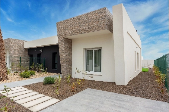 Doppelhaushälfte in Algorfa zu verkaufen, Zona de estar 200 m², Zustand Erstbezug, Klimaanlage, Terreno 450 m², 3 Schlafzimmer, 2 Badezimmer, Pool, ref.: HA-ARN-115-D01-4