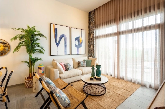 Doppelhaushälfte in Algorfa zu verkaufen, Zona de estar 200 m², Zustand Erstbezug, Klimaanlage, Terreno 450 m², 3 Schlafzimmer, 2 Badezimmer, Pool, ref.: HA-ARN-115-D01-5
