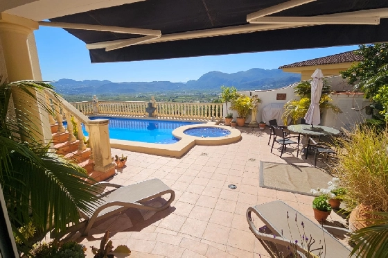 Villa in Pego zu verkaufen, Zona de estar 312 m², Baujahr 2005, Klimaanlage, Terreno 1027 m², 5 Schlafzimmer, 5 Badezimmer, Pool, ref.: O-V98114-46