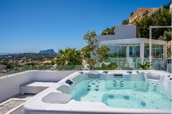 Villa in Moraira zu verkaufen, Zona de estar 370 m², Baujahr 2022, Klimaanlage, Terreno 813 m², 4 Schlafzimmer, 4 Badezimmer, Pool, ref.: AM-12683DR-16