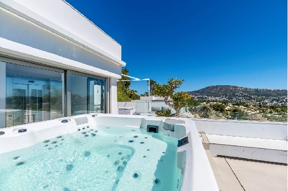 Villa in Moraira zu verkaufen, Zona de estar 370 m², Baujahr 2022, Klimaanlage, Terreno 813 m², 4 Schlafzimmer, 4 Badezimmer, Pool, ref.: AM-12683DR-17