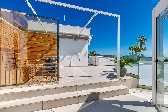 Villa in Moraira zu verkaufen, Zona de estar 370 m², Baujahr 2022, Klimaanlage, Terreno 813 m², 4 Schlafzimmer, 4 Badezimmer, Pool, ref.: AM-12683DR-23