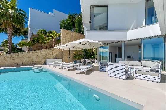 Villa in Moraira zu verkaufen, Zona de estar 370 m², Baujahr 2022, Klimaanlage, Terreno 813 m², 4 Schlafzimmer, 4 Badezimmer, Pool, ref.: AM-12683DR-38