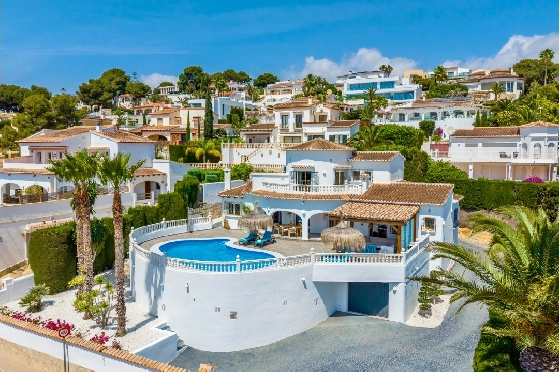 Villa in Moraira zu verkaufen, Zona de estar 290 m², Baujahr 2003, + Ofen, Klimaanlage, Terreno 847 m², 3 Schlafzimmer, 3 Badezimmer, Pool, ref.: AM-12692DR-10