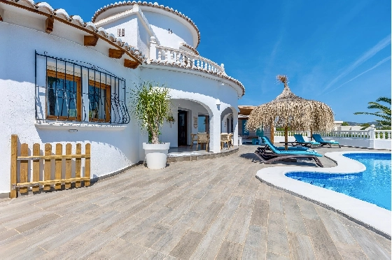 Villa in Moraira zu verkaufen, Zona de estar 290 m², Baujahr 2003, + Ofen, Klimaanlage, Terreno 847 m², 3 Schlafzimmer, 3 Badezimmer, Pool, ref.: AM-12692DR-11