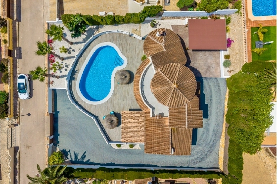 Villa in Moraira zu verkaufen, Zona de estar 290 m², Baujahr 2003, + Ofen, Klimaanlage, Terreno 847 m², 3 Schlafzimmer, 3 Badezimmer, Pool, ref.: AM-12692DR-12