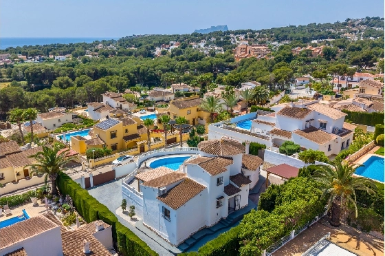 Villa in Moraira zu verkaufen, Zona de estar 290 m², Baujahr 2003, + Ofen, Klimaanlage, Terreno 847 m², 3 Schlafzimmer, 3 Badezimmer, Pool, ref.: AM-12692DR-14