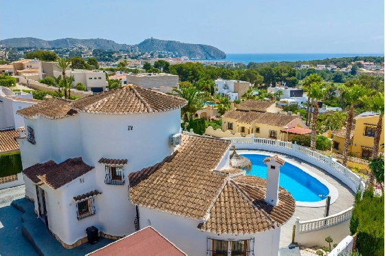 Villa in Moraira zu verkaufen, Zona de estar 290 m², Baujahr 2003, + Ofen, Klimaanlage, Terreno 847 m², 3 Schlafzimmer, 3 Badezimmer, Pool, ref.: AM-12692DR-15