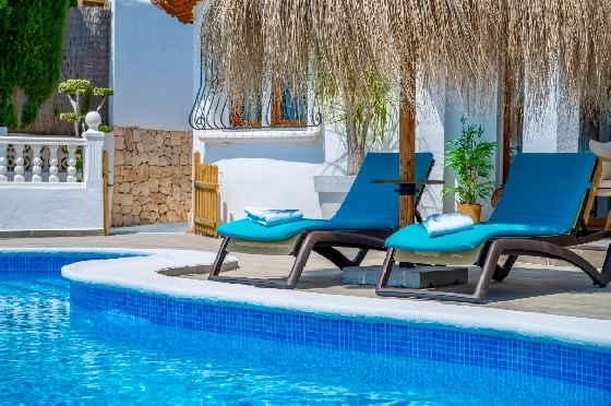 Villa in Moraira zu verkaufen, Zona de estar 290 m², Baujahr 2003, + Ofen, Klimaanlage, Terreno 847 m², 3 Schlafzimmer, 3 Badezimmer, Pool, ref.: AM-12692DR-19