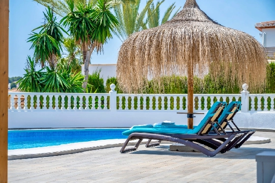Villa in Moraira zu verkaufen, Zona de estar 290 m², Baujahr 2003, + Ofen, Klimaanlage, Terreno 847 m², 3 Schlafzimmer, 3 Badezimmer, Pool, ref.: AM-12692DR-20
