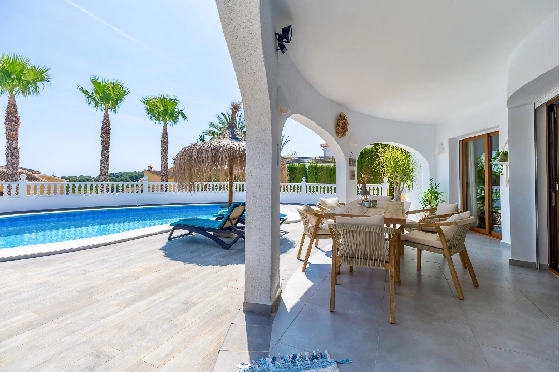 Villa in Moraira zu verkaufen, Zona de estar 290 m², Baujahr 2003, + Ofen, Klimaanlage, Terreno 847 m², 3 Schlafzimmer, 3 Badezimmer, Pool, ref.: AM-12692DR-26