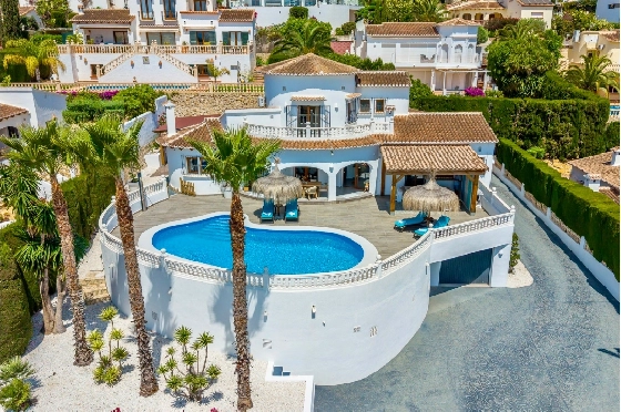 Villa in Moraira zu verkaufen, Zona de estar 290 m², Baujahr 2003, + Ofen, Klimaanlage, Terreno 847 m², 3 Schlafzimmer, 3 Badezimmer, Pool, ref.: AM-12692DR-3